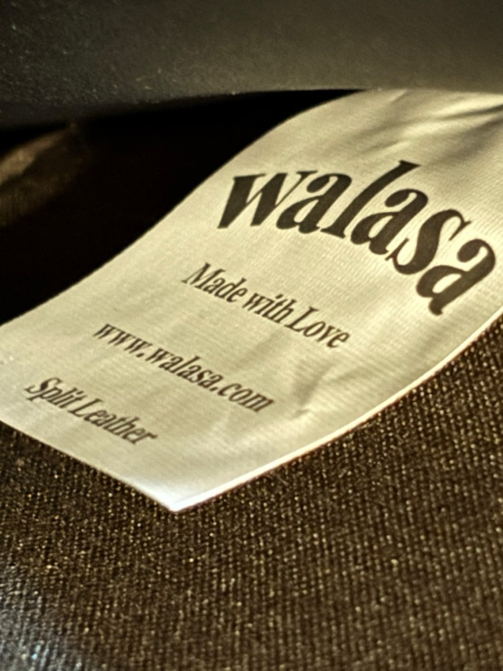 Walasa Black Professional Tote Split Leather Stru… - image 8